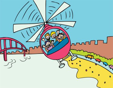 Helicopter Ride clipart
