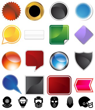 Helmet Variety Set clipart