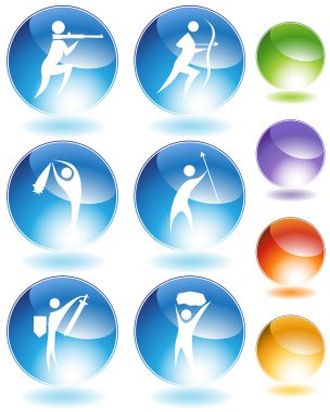 Hunter Crystal Set clipart