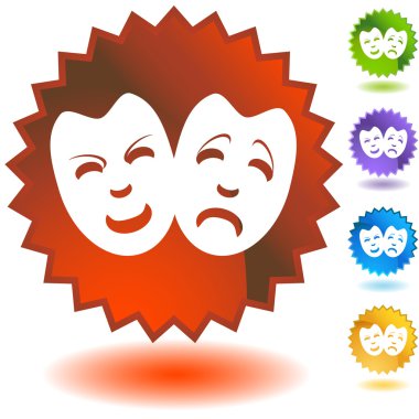 Comedy Masks clipart