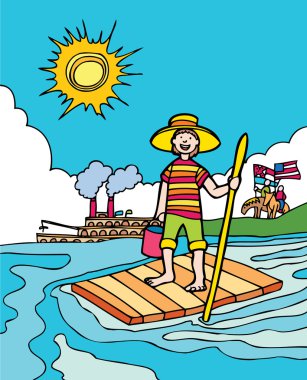 Kid Adventures: Summer in Mississippi clipart