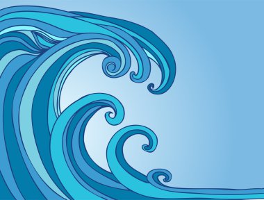 Tsunami Tidal Wave clipart