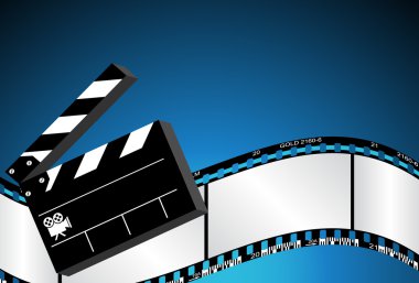 Blue Movie Background clipart