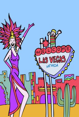 Welcome to Vegas clipart