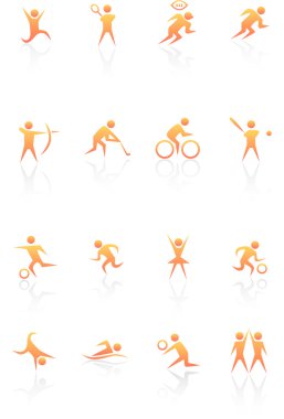 Athlete Icons clipart