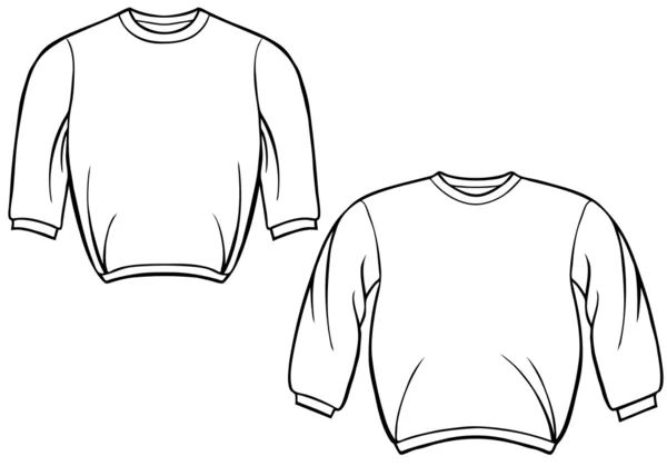 Sweatshirt-Set — Stockvektor