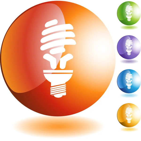Light Bulb Icon — Stock Vector