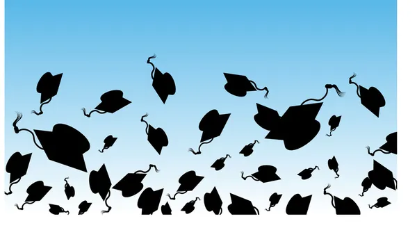 Journée de graduation — Image vectorielle