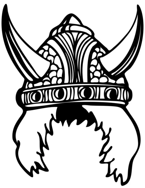 Viking helma — Stockový vektor