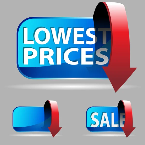 Baixo preço —  Vetores de Stock