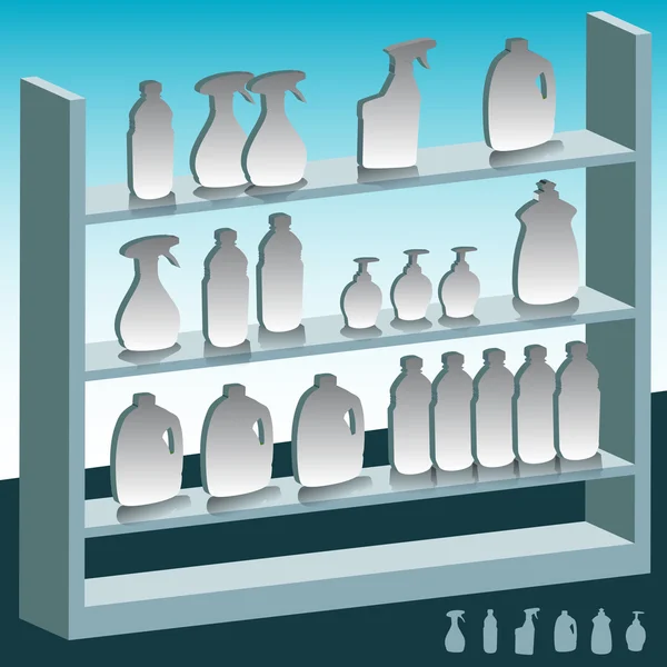 Product Shelf — Stock Vector