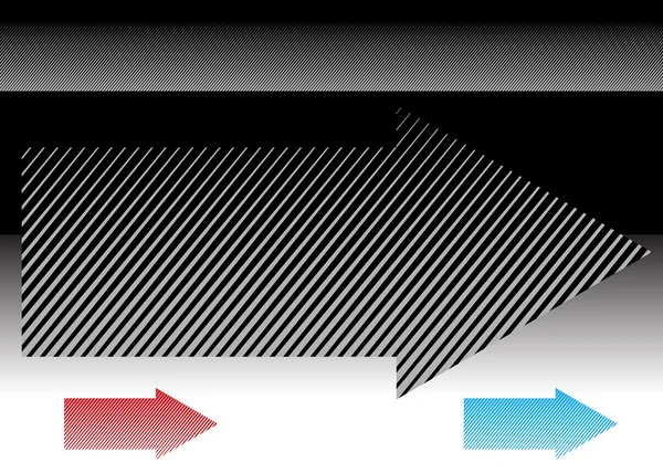 Flèche demi-ton — Image vectorielle