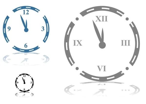 Relógio numeral romano — Vetor de Stock