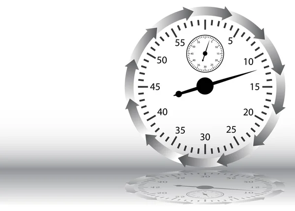 Chronomètre flèche — Image vectorielle