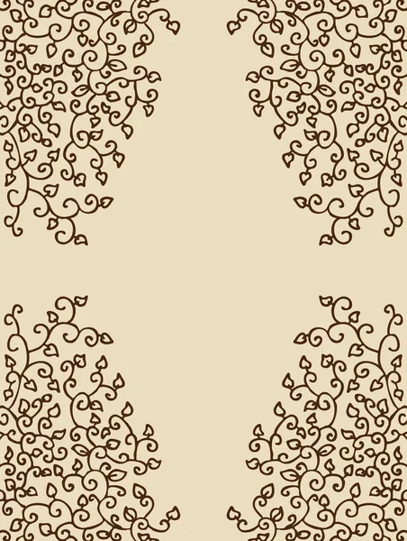 Spirale des feuilles — Image vectorielle