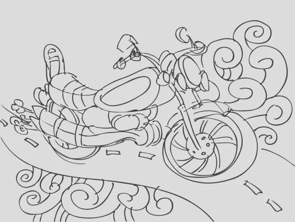 Мотоцикл — стоковый вектор
