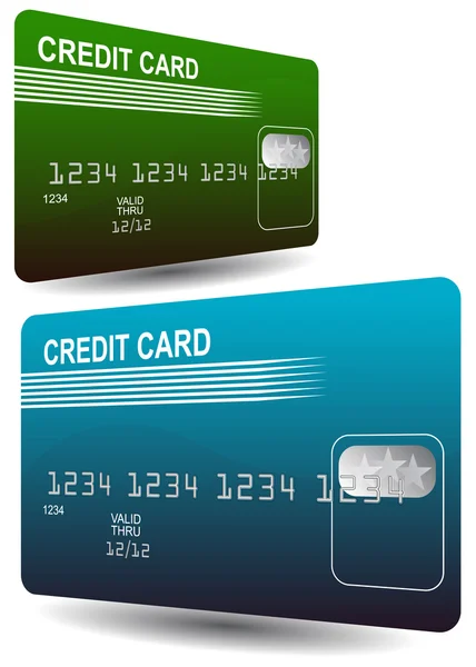 Tarjetas de crédito — Vector de stock
