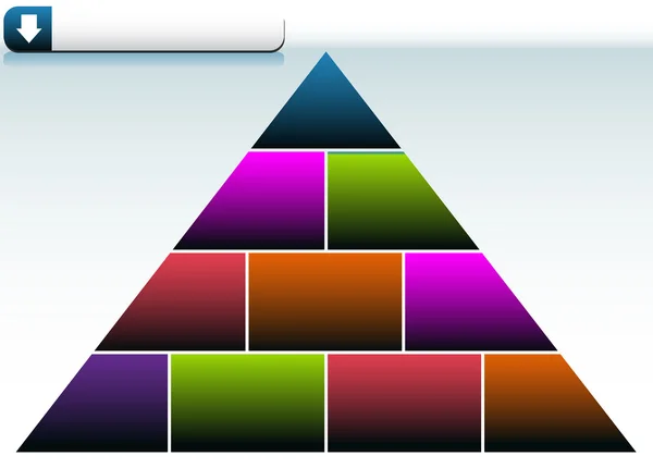 Trojúhelník pozadí — Stockový vektor