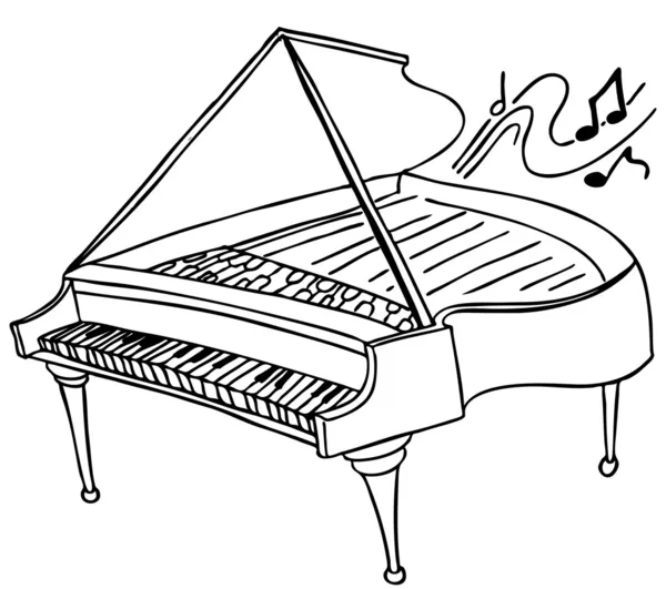 피아노 — 스톡 벡터