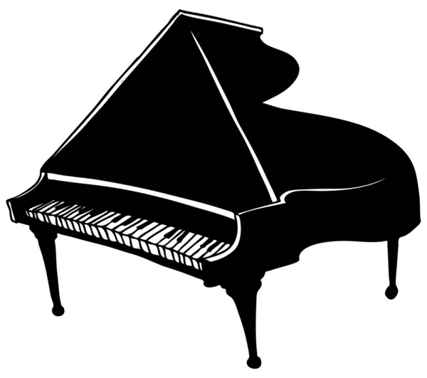 Pianoforte — Vettoriale Stock
