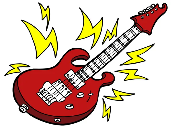 Gitara elektryczna — Wektor stockowy