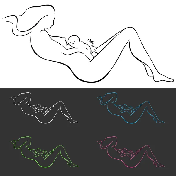 Förlossning — Stock vektor