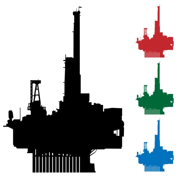 Нафтової платформи — стоковий вектор