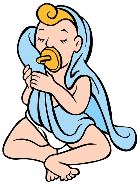 Κουβέρτα μωρό — Διανυσματικό Αρχείο
