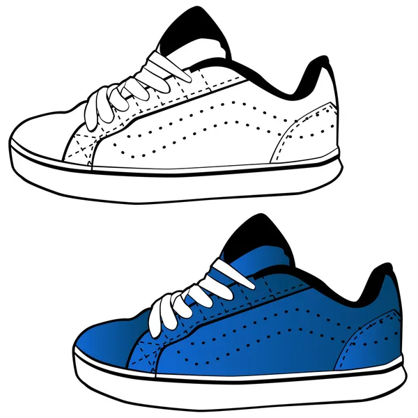 Chaussure de course — Image vectorielle