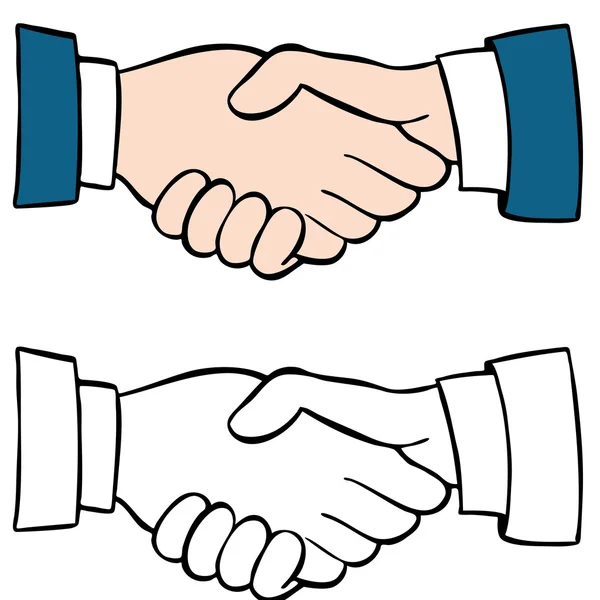 Handshake Set — Stock vektor