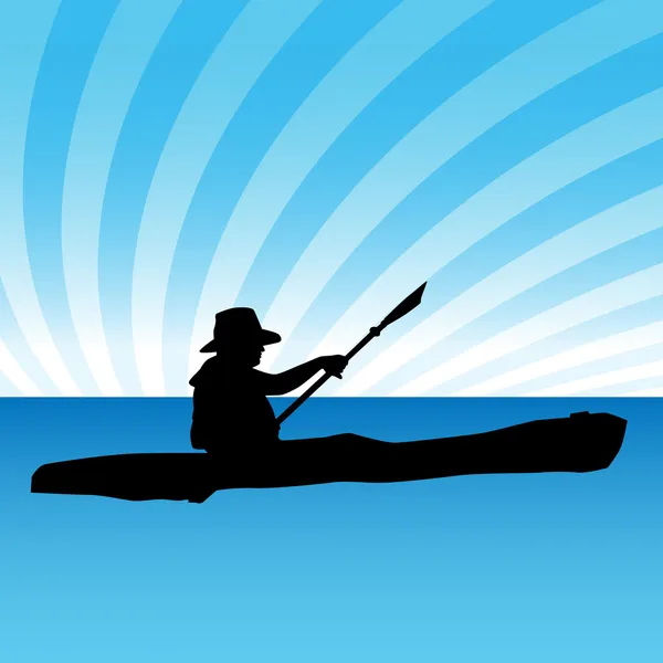 Kayak — Image vectorielle
