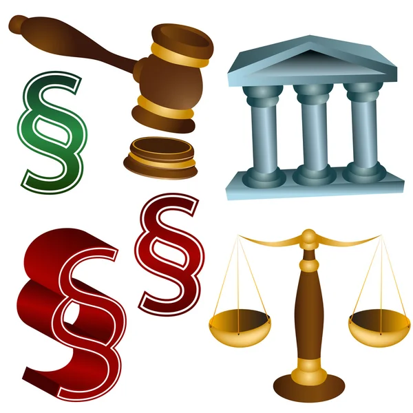 Legal Set — Stock Vector