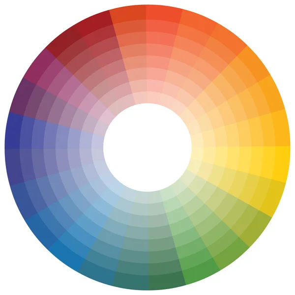 Roue de couleur — Image vectorielle