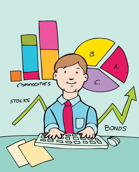 Finansiell rådgivare — Stock vektor