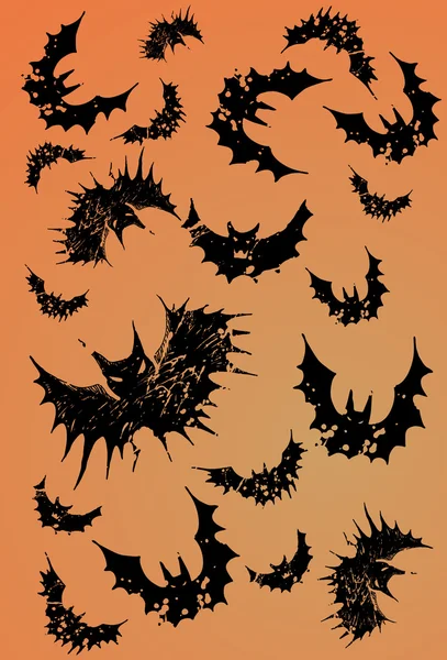 Halloween-Fledermäuse — Stockvektor