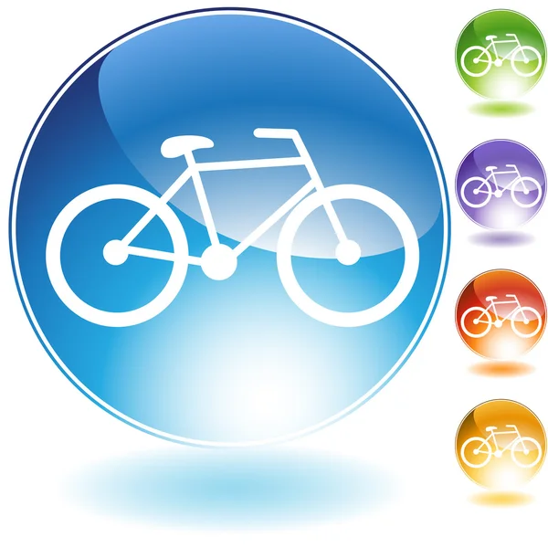 Ensemble d'icône de vélo — Image vectorielle