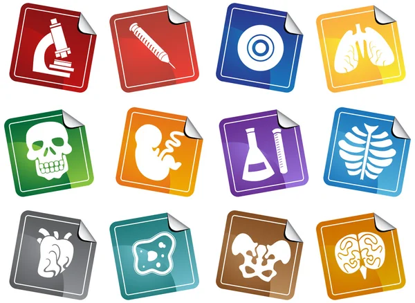 Stickers Biologie — Image vectorielle