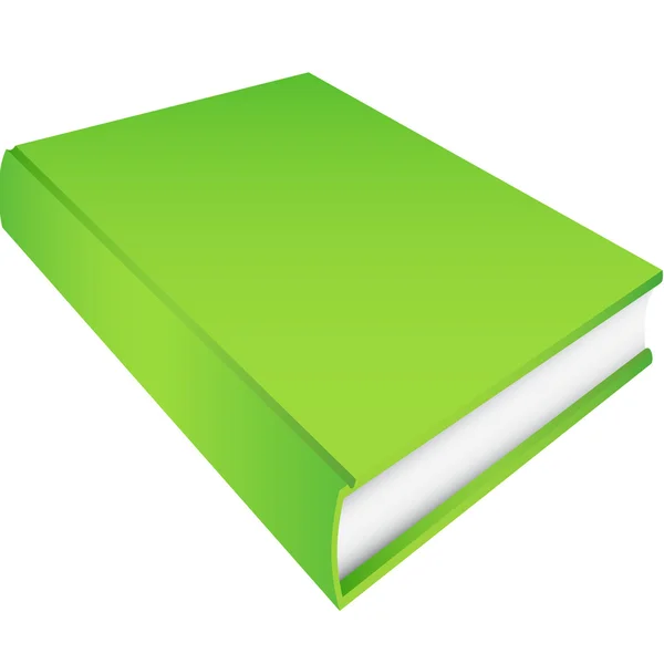 Zöld könyv — Stock Vector