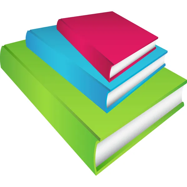 Set of 3 Books — Stock Vector