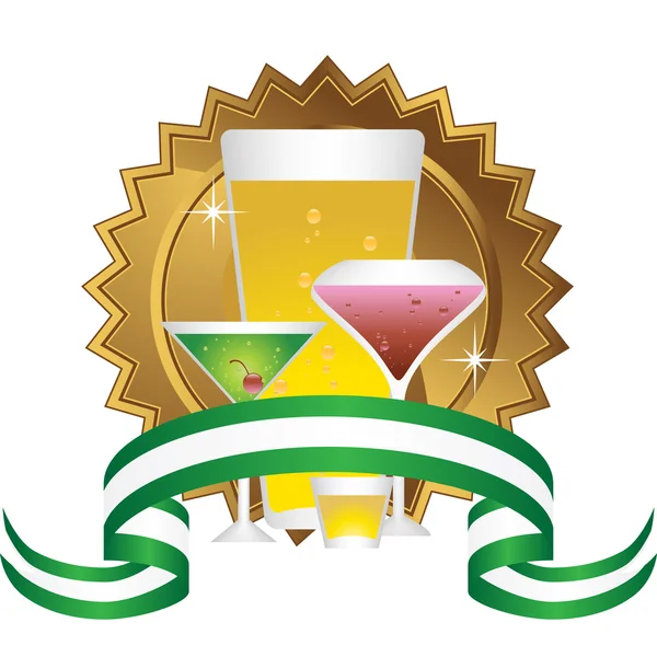 Icono de bebidas — Vector de stock