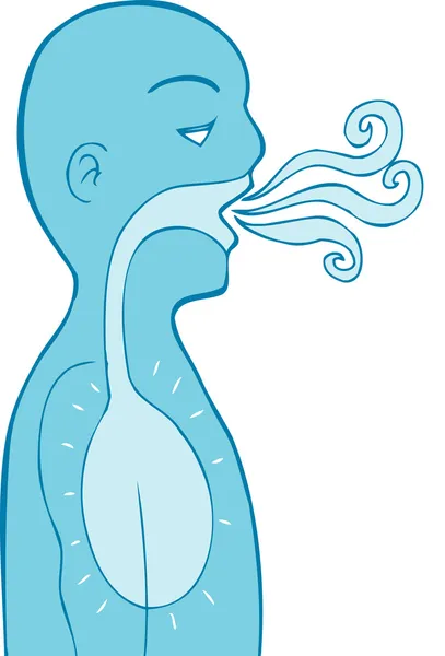 Asthme — Image vectorielle