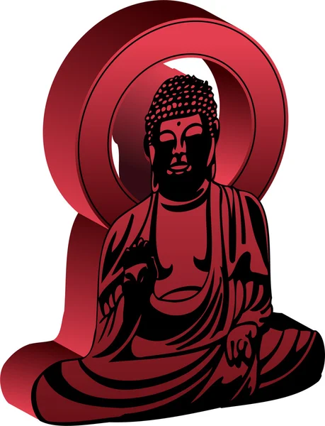 Buddha - Stok Vektor