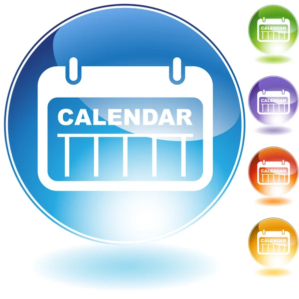 Data kalendarza kryształu — Wektor stockowy