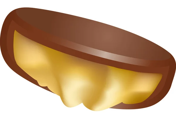 Bonbons au caramel réalistes — Image vectorielle