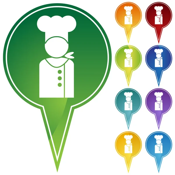 Icona dello chef — Vettoriale Stock
