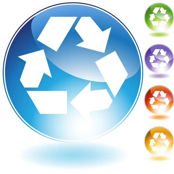 Recycling-Symbol — Stockvektor