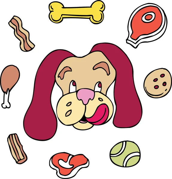 Gâteries pour chiens — Image vectorielle