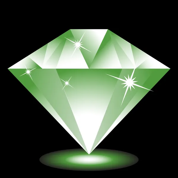 Emerald Jewel — Stock Vector