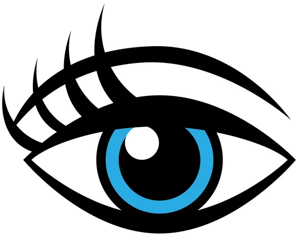Lidské ženské oko — Stockový vektor