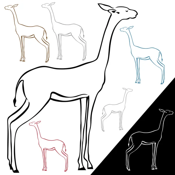 Gazelle — Stockvektor